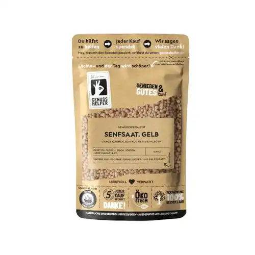 Senfkörner Bremer-Gewürzhandel Genuss leben. Gelbe 150 Gr