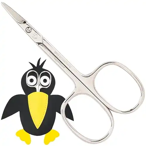 Baby-Nagelschere Drei Schwerter, Kinder Schere, Etui ‘Rabe Corbi’