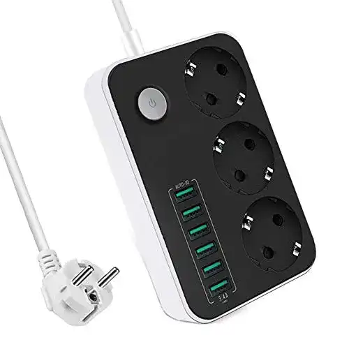 Steckdosenleiste mit USB Mery Home Steckdosenleiste mit 6 USB