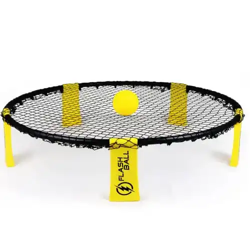 Roundnet FLASHBALL Outdoor Set mit 3 Bällen Pro Kit
