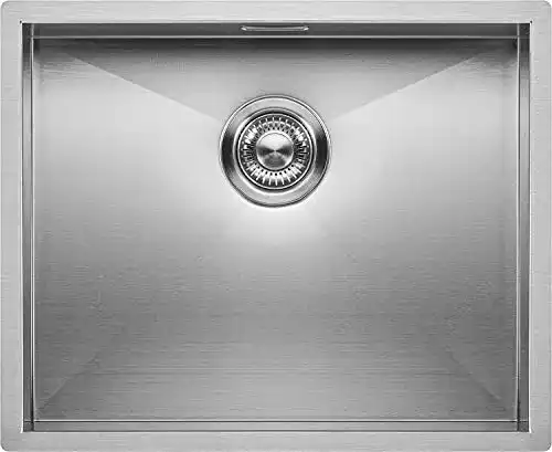 Edelstahlspüle MIZZO DESIGN Mizzo Küchenspüle, Satin Edelstahl