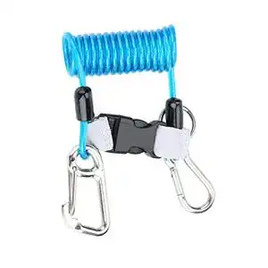 Riffhaken Tbest Tauchen Reef Hooks mit Schnellspanner (Blau)