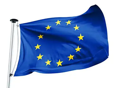 Europa-Flagge FLAGLY Premium Flagge Europa 100 x 150 cm