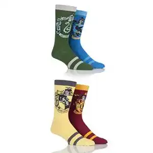 Harry-Potter-Socken Harry Potter SOCKSHOP Herren 4 Paar