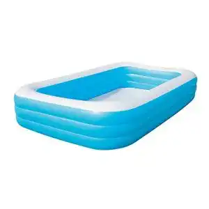 Gartenpool Bestway 54009 Deluxe Rechteckiger Familien-Pool