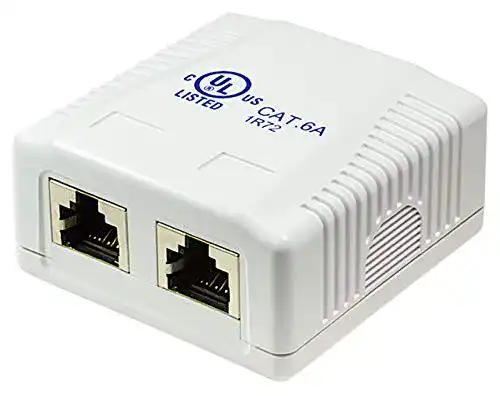 Netzwerkdose odedo ® CAT 6A 10 Gigabit 500Mhz Anschlussdose