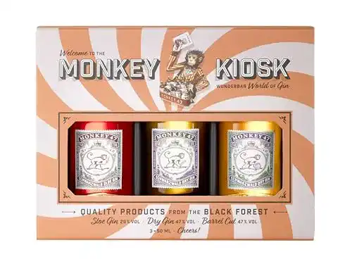 Die beste Gin-Tasting-Set Monkey 47 Kiosk Set Gin, 1 x 0.15 l, 21193 2026 Test Bestseller Gin-Tasting-Set Monkey 47 Kiosk Set Gin, 1 x 0.15 l, 21193