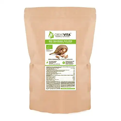Baobab Mea Vita MeaVita Bio Pulver, 1000g, Fruchtpulver