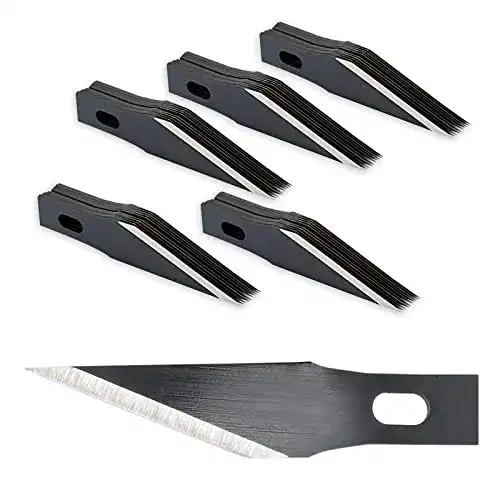 Skalpellklingen Ehdis 50 Stück Skalpell Klingen, Rostschutz-Ölfilm