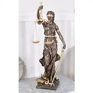 Justitia-Statue PALAZZO INT Justitia Figur Göttin der Gerechtigkeit