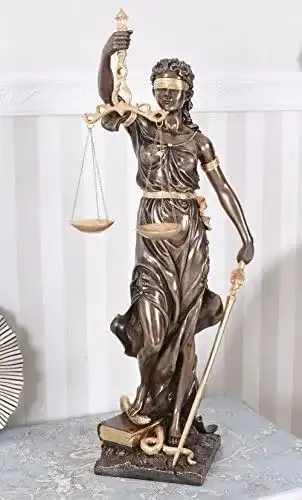 Justitia-Statue PALAZZO INT Justitia Figur Göttin der Gerechtigkeit