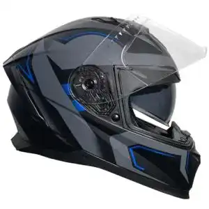 Rallox-Helm RALLOX Helmets Integralhelm 510-3 schwarz/blau