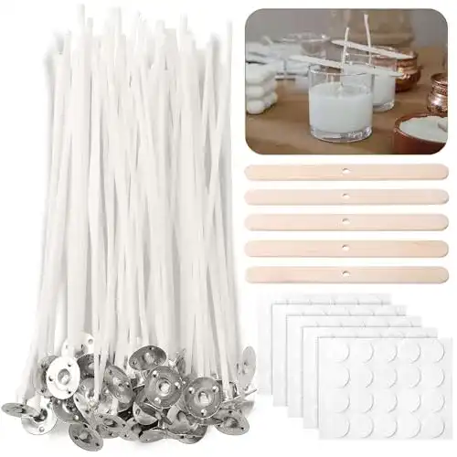 Kerzendocht CZ Store 100er-Pack, 15 cm Bio-Baumwolle