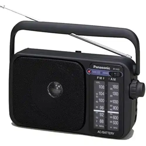 Die beste Tragbares Radio Panasonic RF-2400DEG-K mit Griff 2026 Test Bestseller Tragbares Radio Panasonic RF-2400DEG-K mit Griff