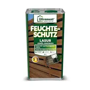 Holzlasur Ultrament Feuchteschutz-Lasur 3-in-1, nussbaum, 5l