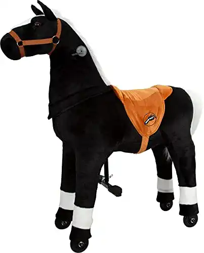 Die beste Pferd auf Rollen Small Foot 9906 Hochwertiges Reitpferd "Donner" 2026 Test Bestseller Pferd auf Rollen Small Foot 9906 Hochwertiges Reitpferd “Donner”