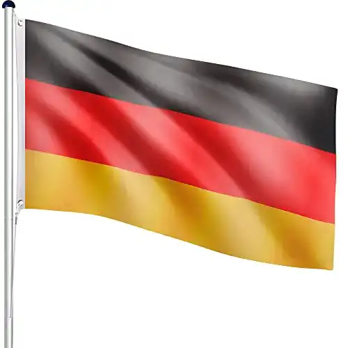 Fahnenmast FLAGMASTER ® Aluminium 6,5m 5fach verstellbar