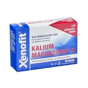 Mineraldrink Xenofit Kalium, Magnesium + Vitamin C, 20×5,7g