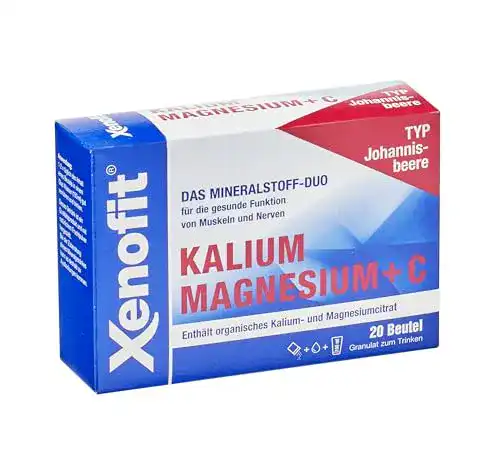 Mineraldrink Xenofit Kalium, Magnesium + Vitamin C, 20×5,7g