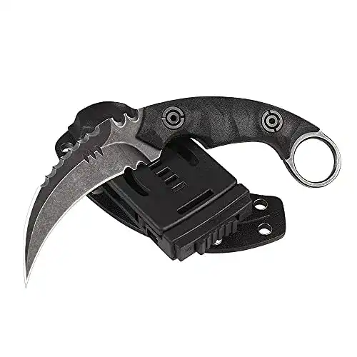 Die beste Karambit Generic Knivedc Messer Feststehende Klinge mit Kydexscheide 2026 Test Bestseller Karambit Generic Knivedc Messer Feststehende Klinge mit Kydexscheide