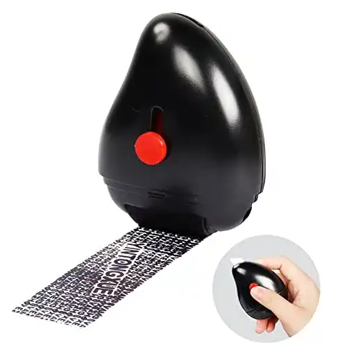 Rollstempel YAODHAOD Schutzstempel für ID Blockout