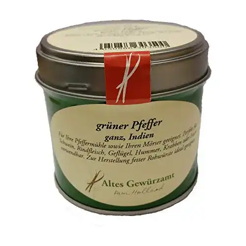Grüner Pfeffer Altes Gewürzamt ganz luftgetrocknet 50 g