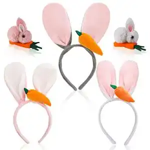 Hasenohren DPKOW 3pcs Ostern für Kinder Erwachsene