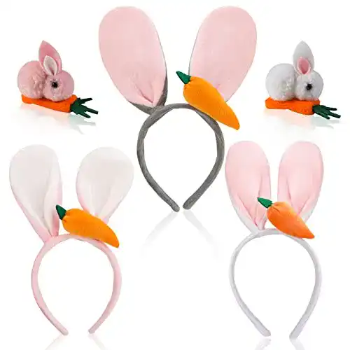 Hasenohren DPKOW 3pcs Ostern für Kinder Erwachsene
