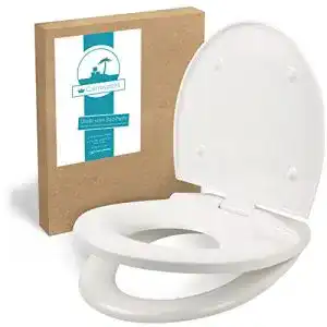 Familien-WC-Sitz Calmwaters ® mit Absenkautomatik, O-Form