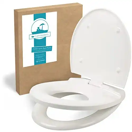 Familien-WC-Sitz Calmwaters ® mit Absenkautomatik, O-Form