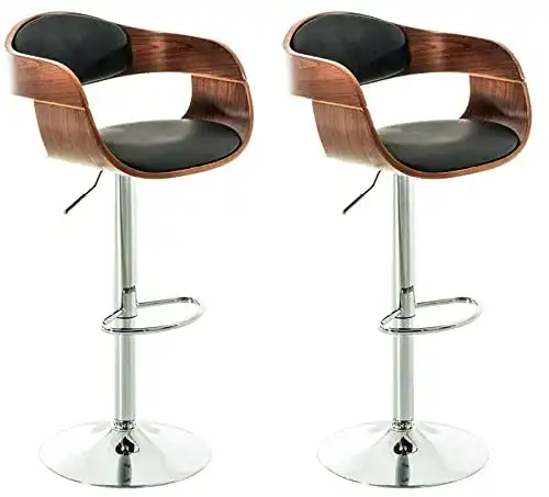 Barhocker mit Armlehne CLP 2er Set Barhocker Kingston