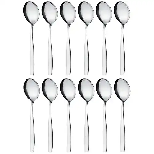 Esslöffel GRÄWE Tafellöffel 12 Stück, 18,5 cm, Suppenlöffel