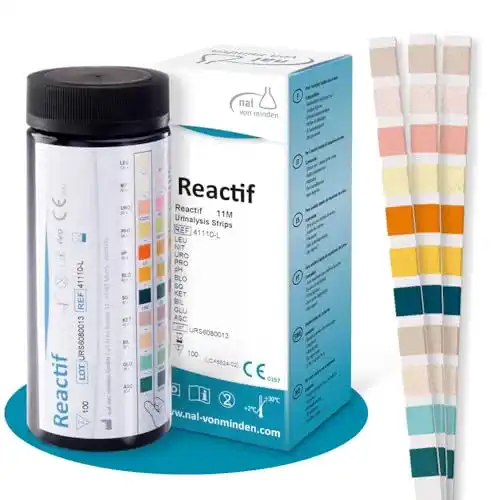 Urinteststreifen Reactif Gesundheitstest: Urintest 11 Parameter, 100