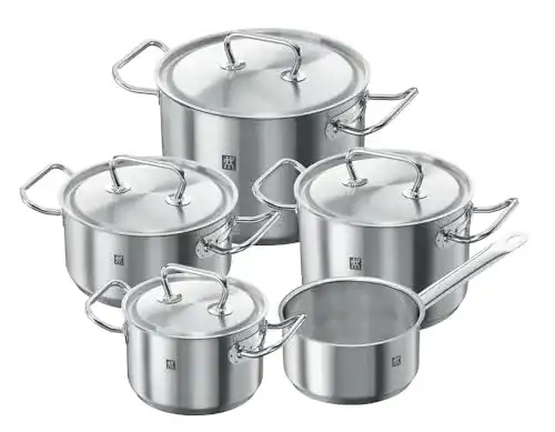 Topfset Zwilling Kochtopf-Set, 5-tlg., 4 Deckel, Induktionsgeeignet