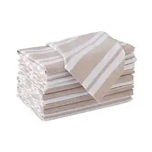 Servietten Encasa Homes Esstisch 12 Stück Set Groß 43 x 43 cm
