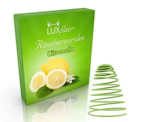 Mückenspirale Luxflair Natürliche Räucherspiralen Citronella Duft