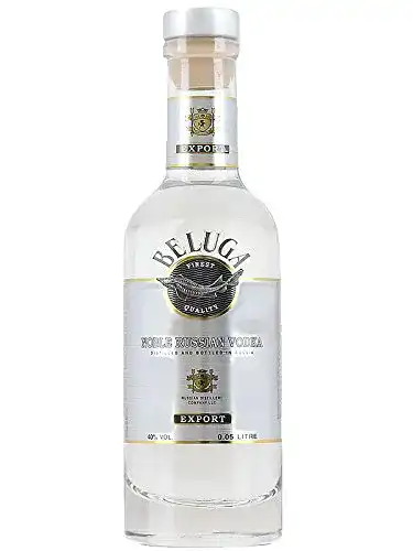 Beluga-Vodka Beluga Noble Russischer Vodka 5 cl MINIATUR