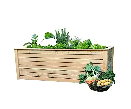 Hochbeet Koll Living aus Lärche, 190x100x65 cm, FSC-zertifiziert