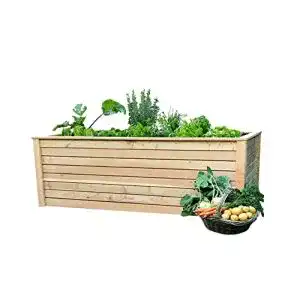 Hochbeet (Holz) Koll Living Hochbeet aus Lärche, 190x100x65 cm