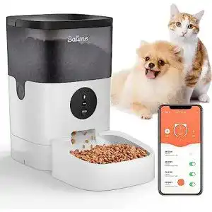 Futterautomat für Katzen Balimo 4L 2.4G WiFi, automatisch