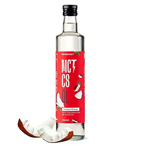 MCT-Öl BRAINEFFECT Rocket Veganes MCT Öl C8 – 500ml