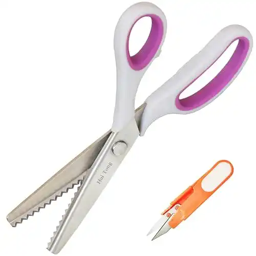 Zackenschere Hui Tong Stark und scharf Soft Grip rutschfest