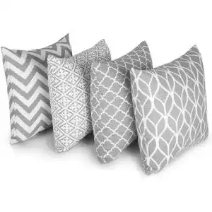 Kissenbezug Penguin Home ® 4er-Pack dekorativ quadratisch