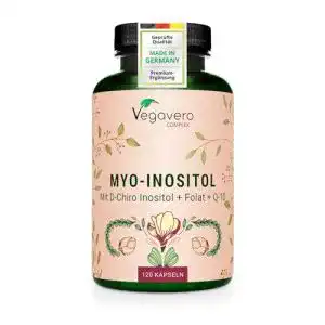 Inositol Vegavero KOMPLEX ® | Myo- & D-Chiro-, Folsäure