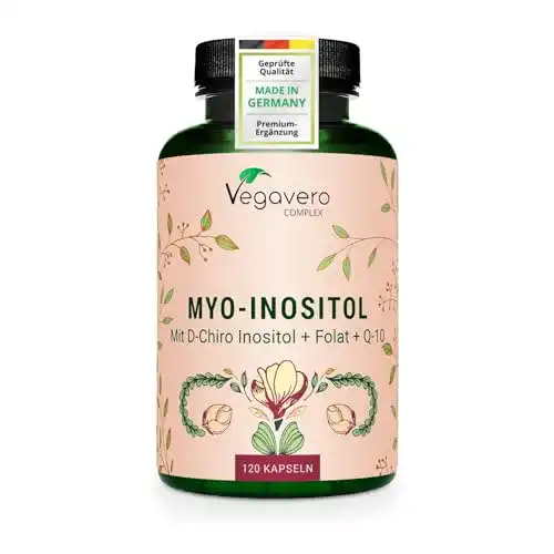 Inositol Vegavero KOMPLEX ® | Myo- & D-Chiro-, Folsäure
