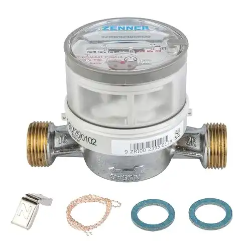 Wasserzähler Zenner 133814 ETWD für Warmwasser, 110mm