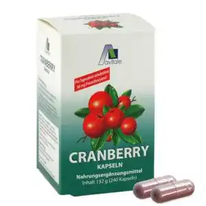 Cranberry-Kapseln Avitale Cranberry Kapseln 400 mg, 240 Stück