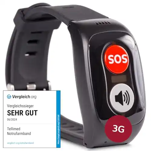 Notrufarmband tellimed – AUF NUMMER SICHER tellimed Carino