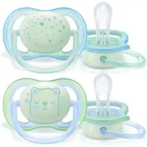Leuchtschnuller Philips Avent ultra air Schnuller für die Nacht 0-6 Monate
