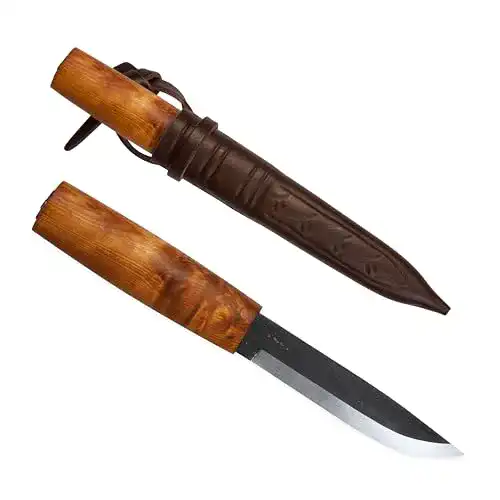 Helle-Messer Helle Dreilagen-Carbonstahl Messer, Modell Viking